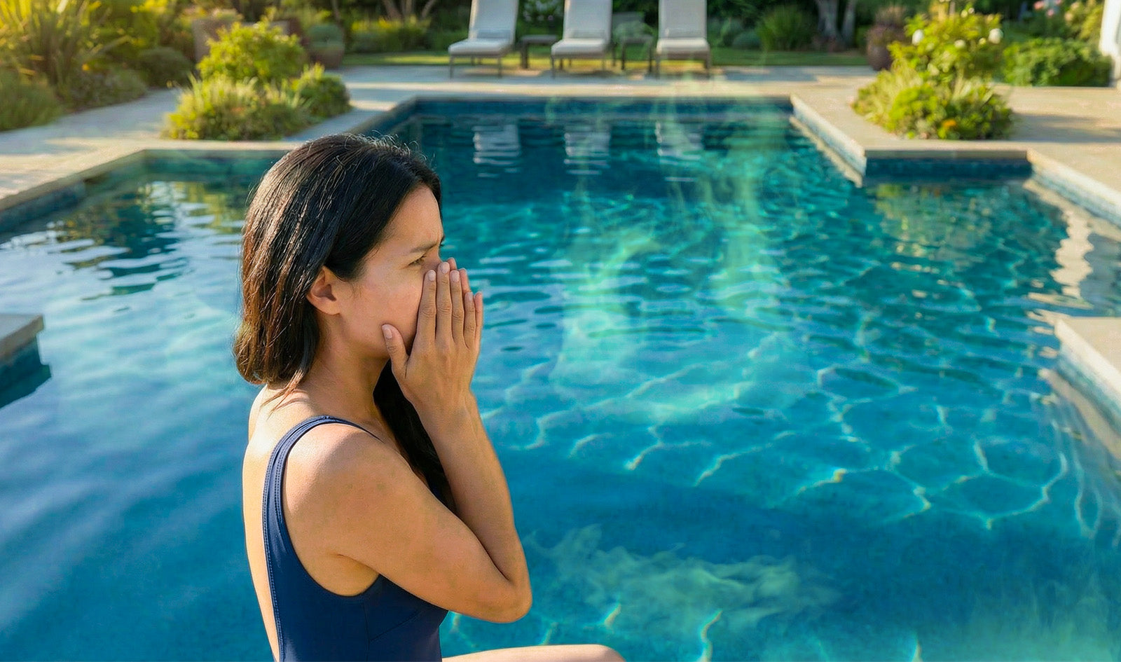 Why Does My Pool Look Clear but Still Smell Bad?