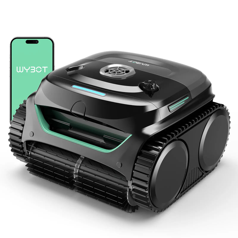 Automatic Pool Control System Wybot C2 Cordless Pool Vacuum for Inground Pools, Robotic Pool Cleaner ...