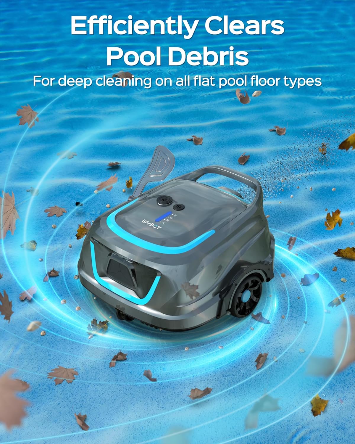 WYBOT A1 Cordless Robotic Pool Cleaner with Schedule Mode