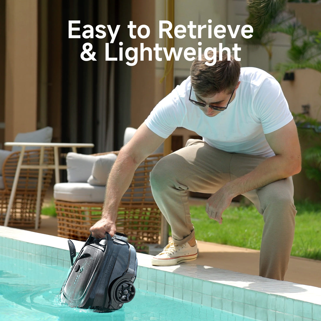 WYBOT A1 Cordless Robotic Pool Cleaner with Schedule Mode