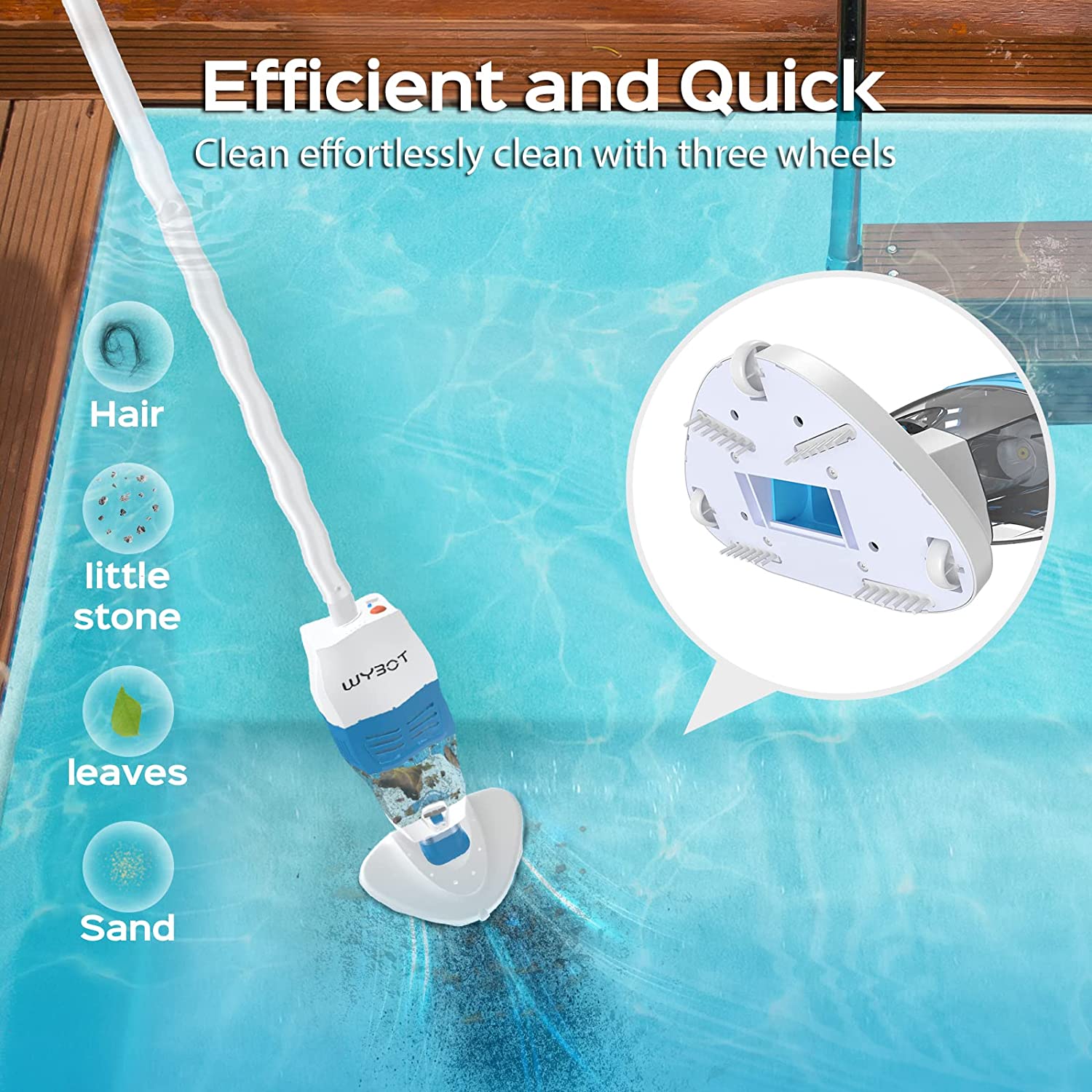 WYBOT Hyson 100P Handheld Pool Vacuum