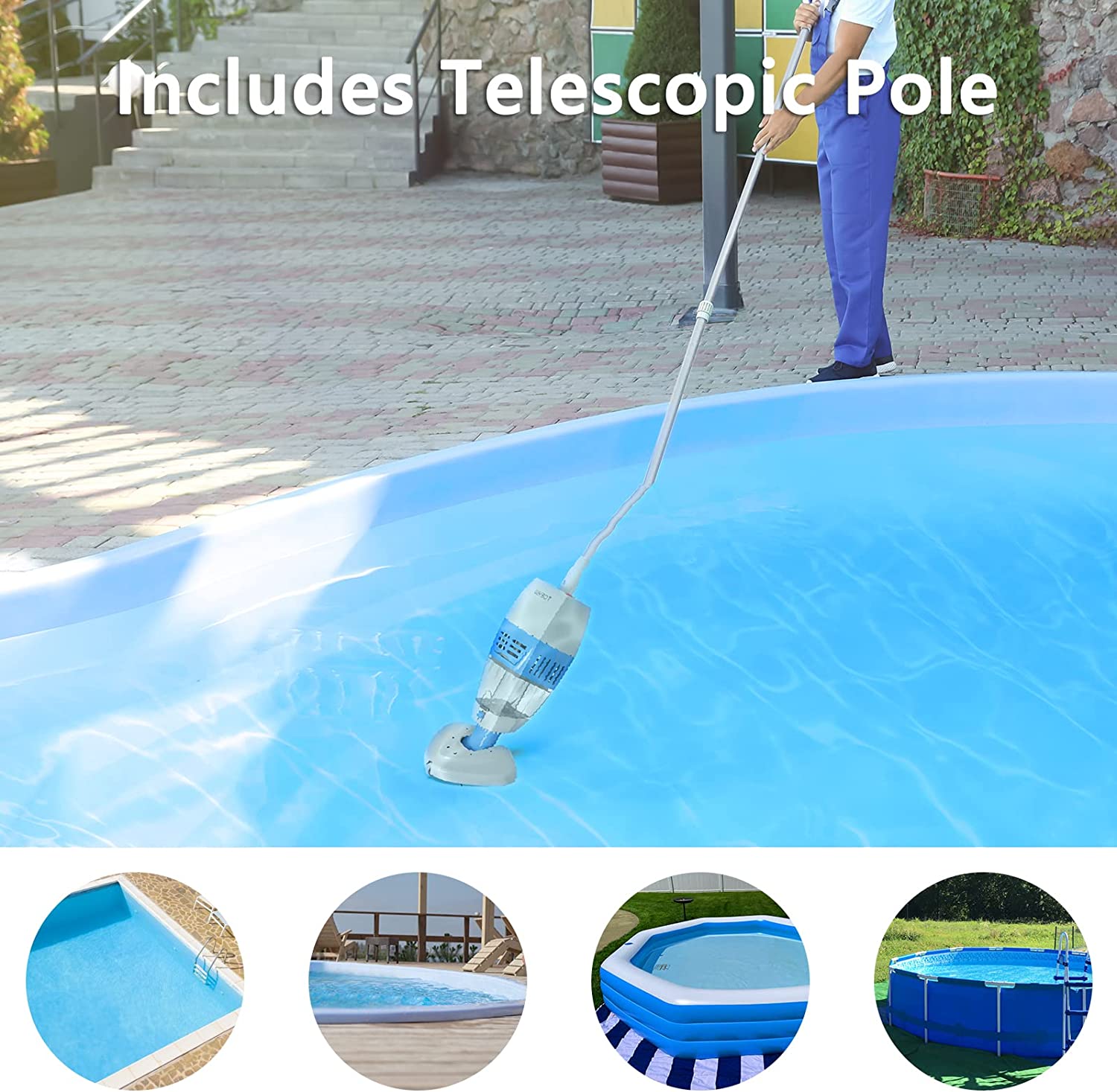 WYBOT Hyson 100P Handheld Pool Vacuum