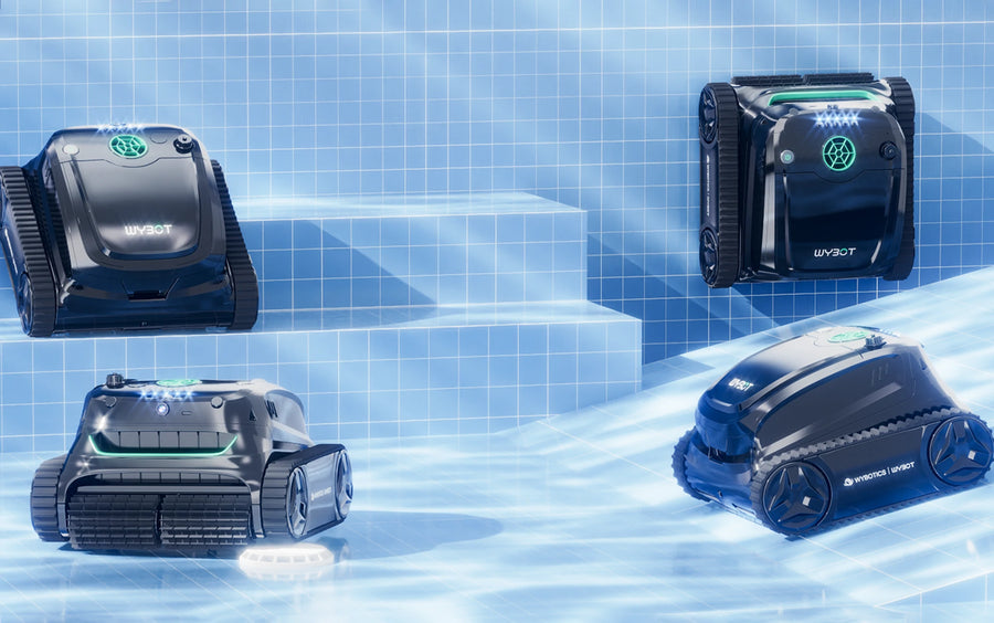 WYBOT S2 SolarVision full pool coverage diagram