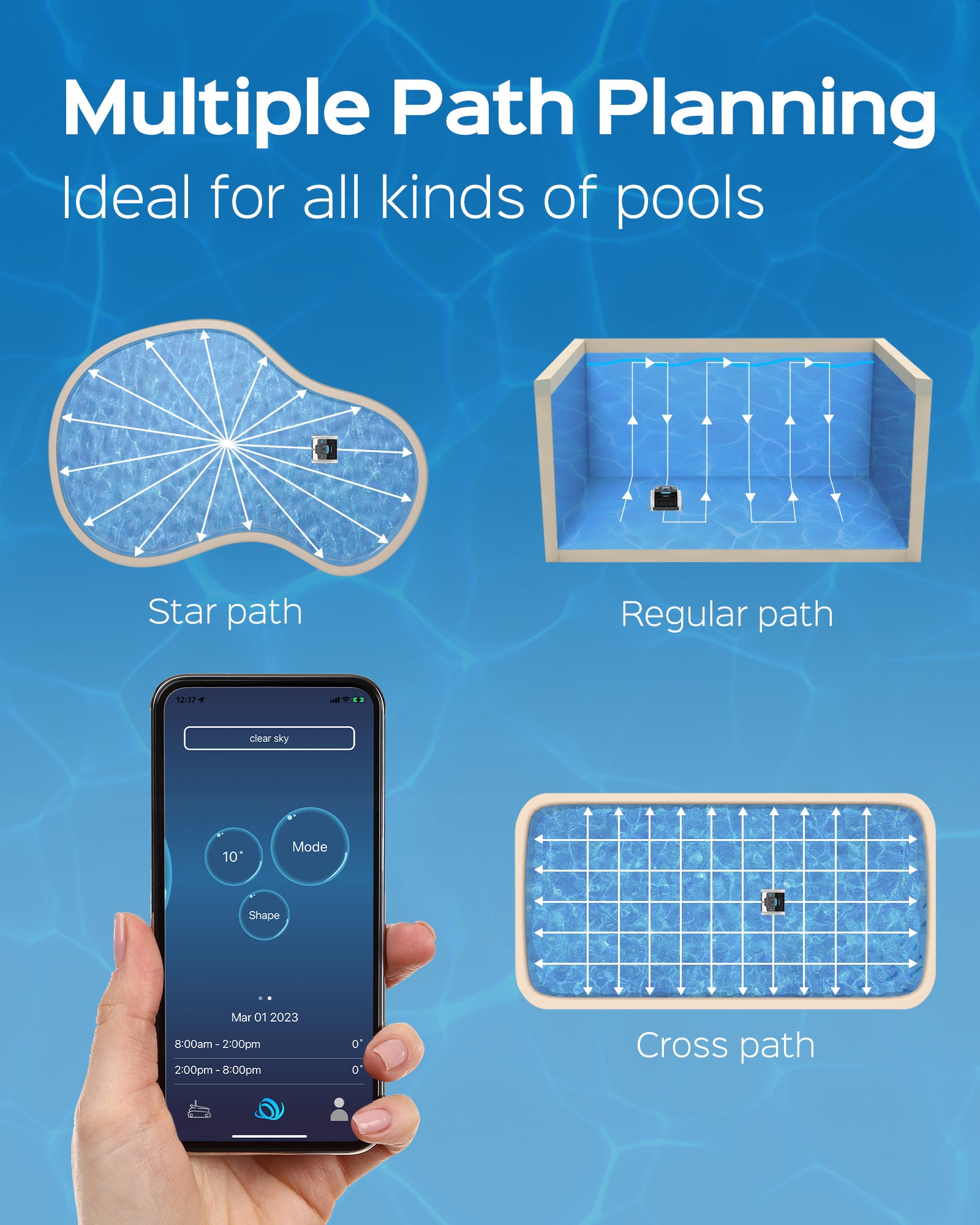WYBOT Osprey 700 Pro Cordless Robotic Pool Cleaner
