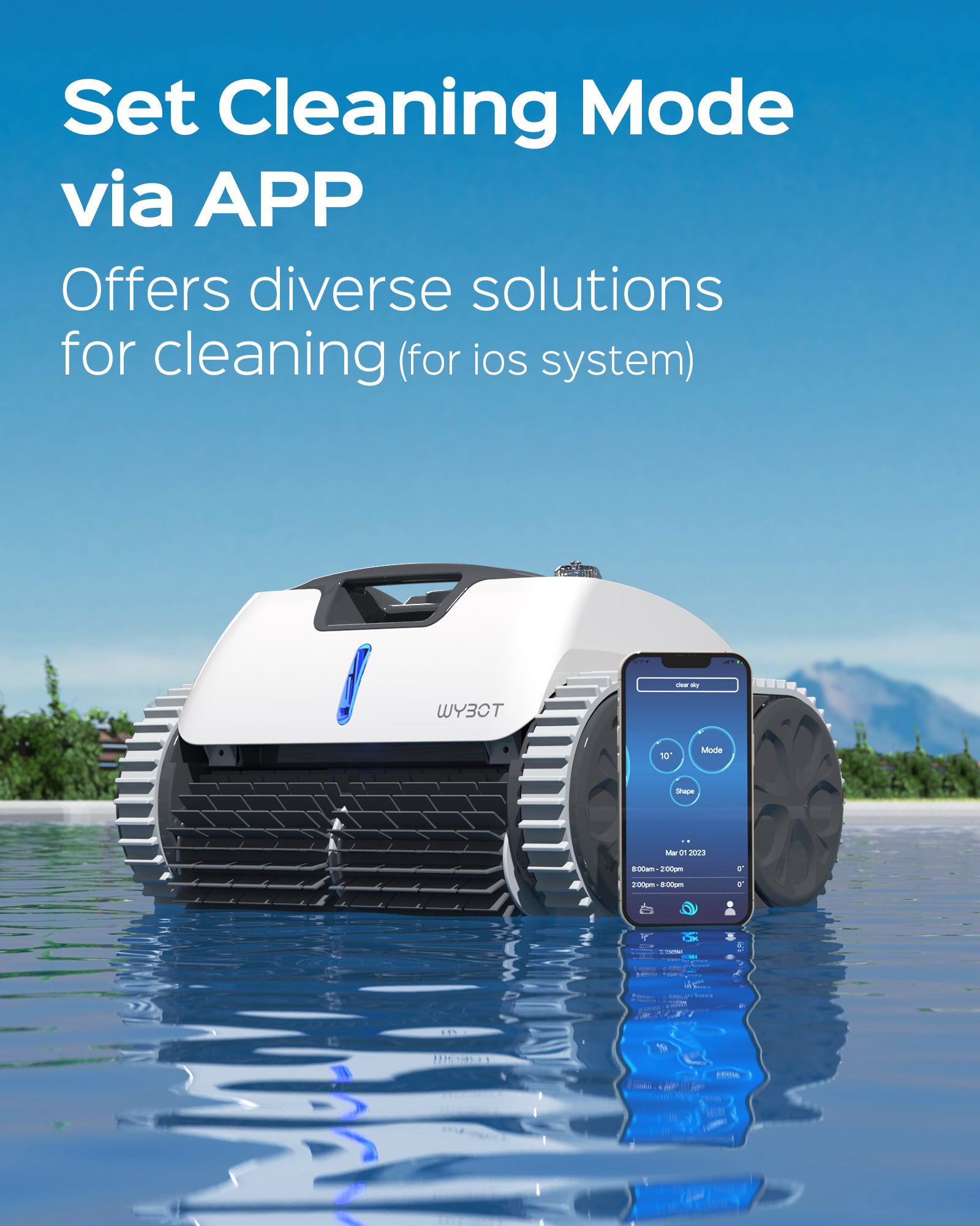 WYBOT Osprey 700 Pro Cordless Robotic Pool Cleaner